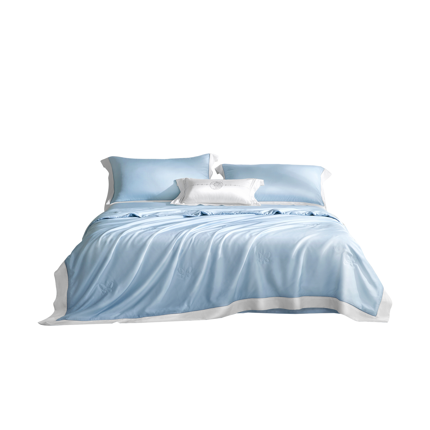Cooling Lyocell Silk-Filled Duvet — 3.5 TOG