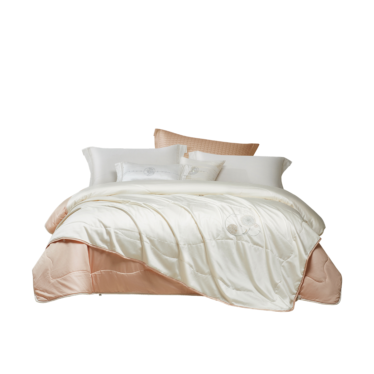 Traceable Silk-Filled Cotton Cover Embroidered duvet